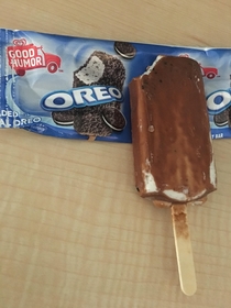 There wasnt anything Oreo in this Oreo bar