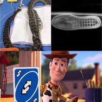 Theres a boot in my snake