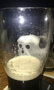 Theres a ghost in my Guinness