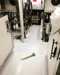 Theres a leek in the engine room