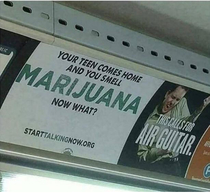 These ads lined up perfectly on my subway