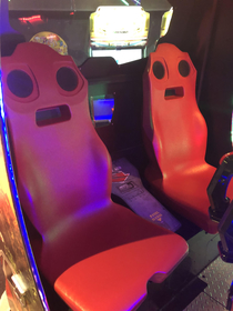 These chairs at this video game have seen some things