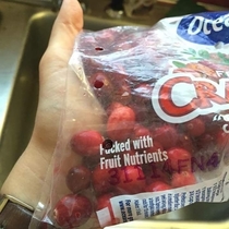 These cranberries must be pretty filled    