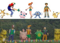 these Pokemon statues