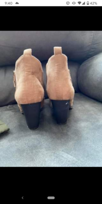 These shoes look like two plucked chickens having a chat
