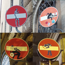 these signs in florence italy