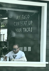 These tacos are not messing around