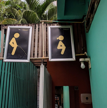 These toilet signs in Chiang Mai Thailand