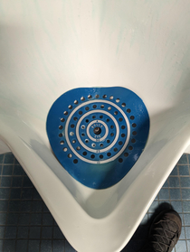 These urinals offer some target practice