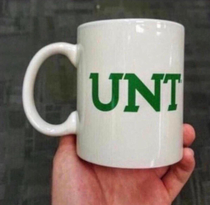 These were on the discount shelf right next to the Louisiana Institute of Technology mugs