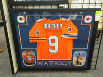 They are selling this autographed jersey at the memorabilia store
