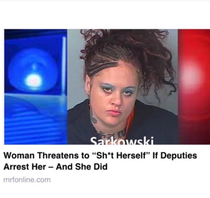 They arrested the shit out of her