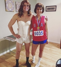 They both wanted to be the same person at the costume party