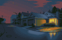 Theyll Be Home Soon   color pixel art by me