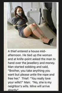Thief  Man and Neighbors wife