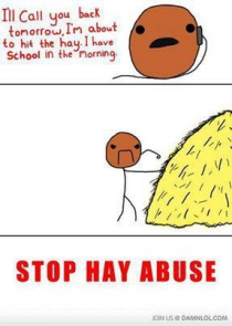 Think about the Hay