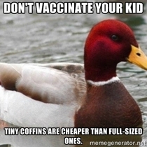 Think vaccines cause autism