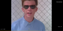This ad on YouTube seriously Rick rolled meim not even mad