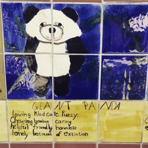This adorable piece of kids art got dark really really quick