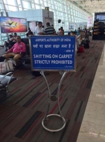 This airport must have seen some shit