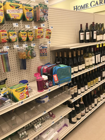This aisle is a one-stop shop for kids and adults