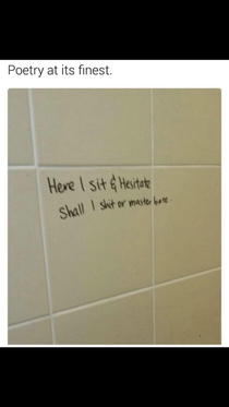 This amazing wall poem