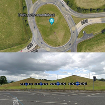 This appropriately named roundabout
