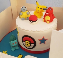 This attempt at a pokemon cake