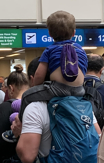 This backpack spotted at the airport Well played Dad well played
