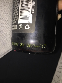 This beer expires on 