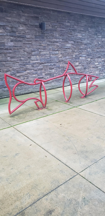 This bike rack is very fishy