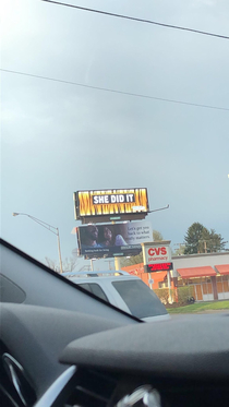 This billboard in my town