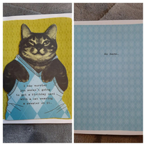 This birthday card got a chuckle out of me Hope it makes someone else laugh too