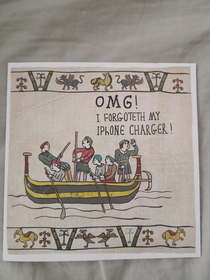 This birthday card my grandma sent me