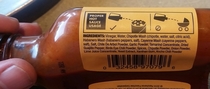 This bottle of hot sauce has unique USE and DO NOT USE instructions