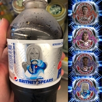 This bottle of Pepsi makes Britney look like a Power Ranger
