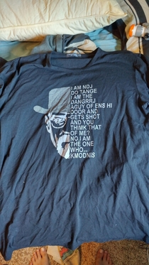 This breaking bad shirt from China from rbreakingbad