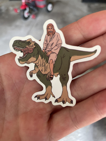 This came in a pack of random Dino stickers for kids