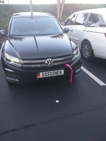 This car outside my hotel