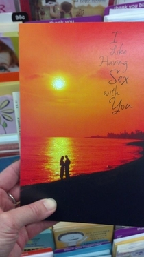 This card gets straight to the point