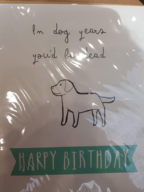 This card I got for my dads birthday