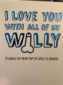 This card I got my mrs for our anniversary