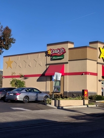 This Carls Jr rated itself  out of  stars