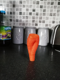 This carrot got some nice legs