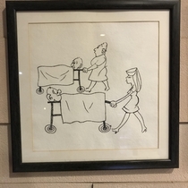 This cartoon at my Dads hospital