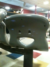 This chair loves his job