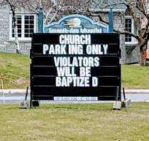 This church isnt messing around
