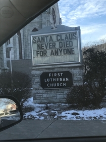 This church near my job does not fuck around