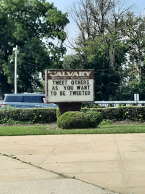 This church sign in Baltimore