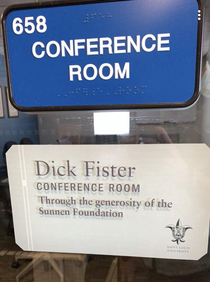 This conference room at my friends law school